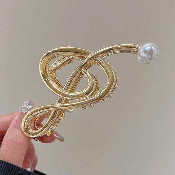 Music Note Hair Claw Clip - Picture 3 of 6